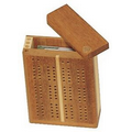 2-Track Travel Wood Cribbage Game